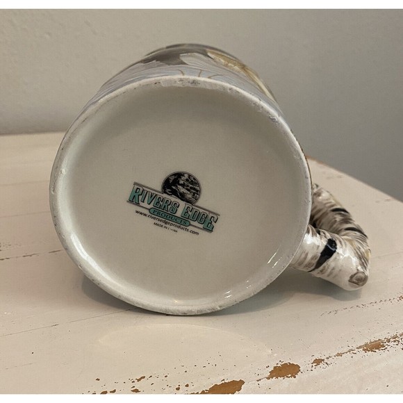 Rivers Edge 3D Wolf Cynthie Fisher Coffee Mug Cup Used - Picture 10 of 11